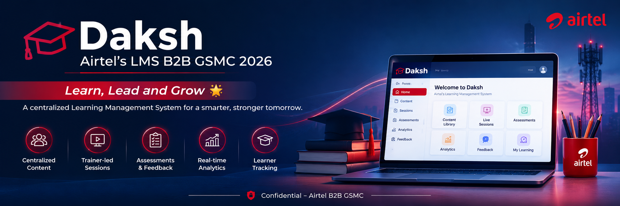 Daksh — Airtel LMS with GenAI RAG screenshot